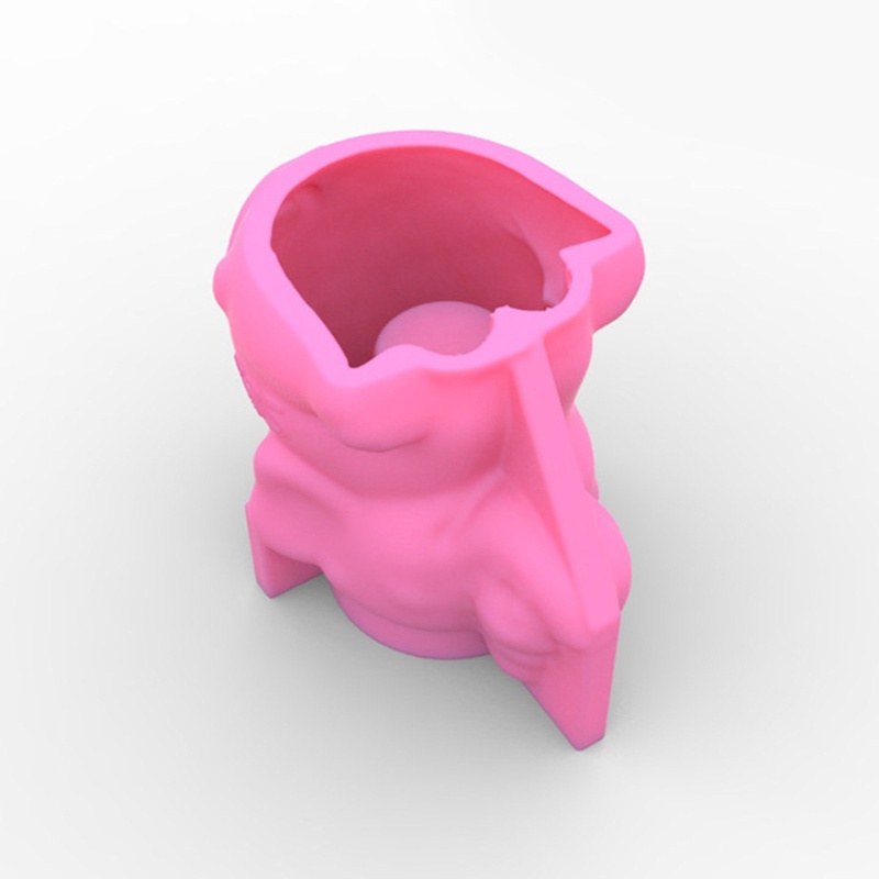 Khuôn Silicone Làm Chậu Hoa Hình Chú Voi Độc Đáo