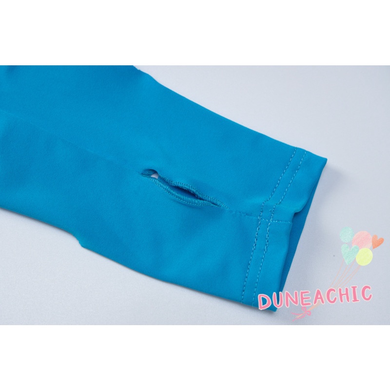 DUNEA Set đồ gồm áo cổ yếm có găng tay và chân váy lưng cao thời trang dành cho nữ