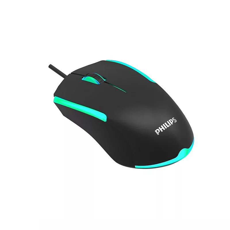 Chuột chơi game HP M100 Philips SPK 9314 Gaming đèn led nhiều màu đầm tay dùng văn phòng cực tốt