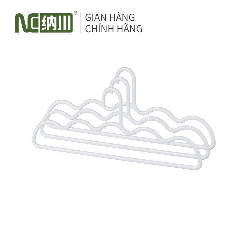 Móc, Mắc Treo Quần Áo Có Thể Phơi Được Chăn Màn Size Lớn Trắng 3 PCS Nachuan