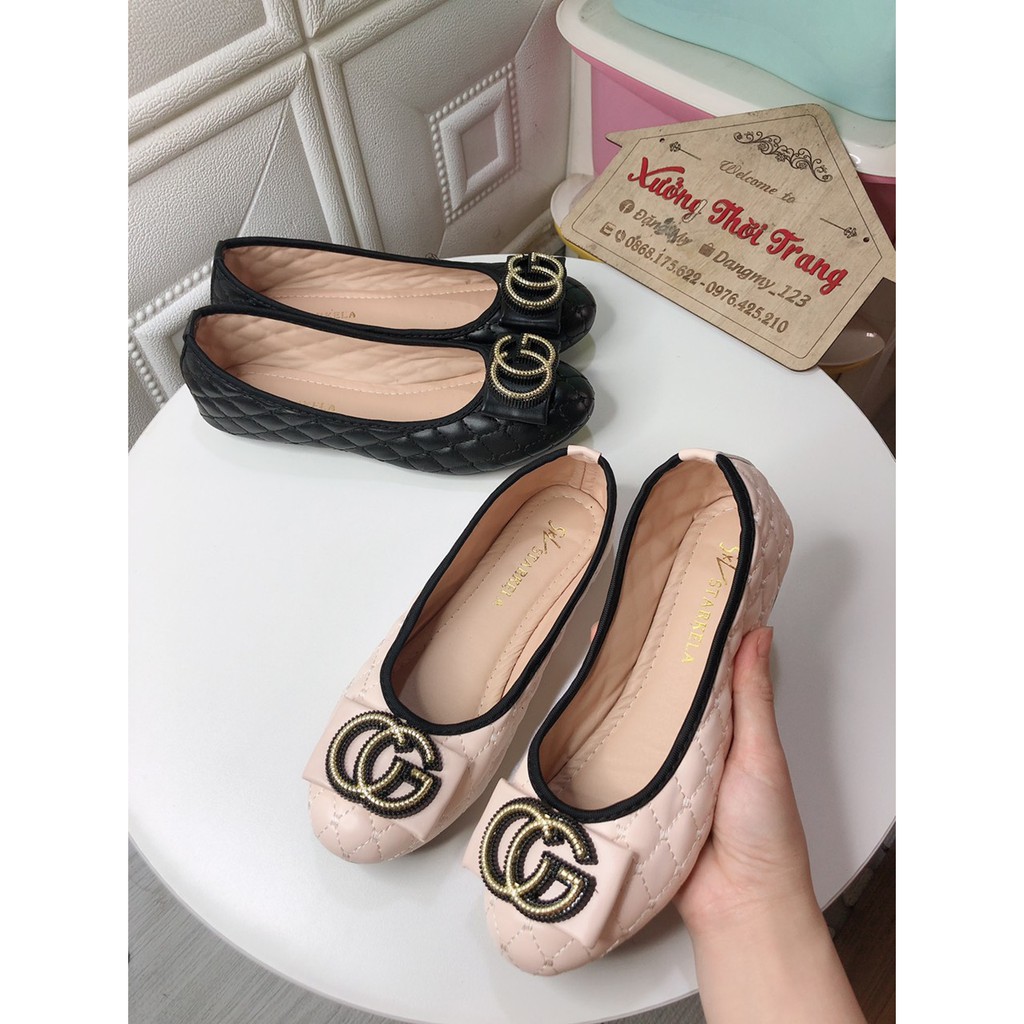 { Ảnh Thật} giày bệt chần chỉ khóa GC mềm và êm chân | BigBuy360 - bigbuy360.vn
