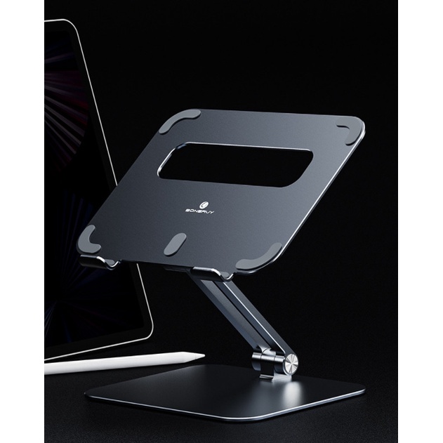 Giá đỡ nâng cao máy tính bảng, laptop chân xoay công thái học cho iPad, Macbook và tablet P61