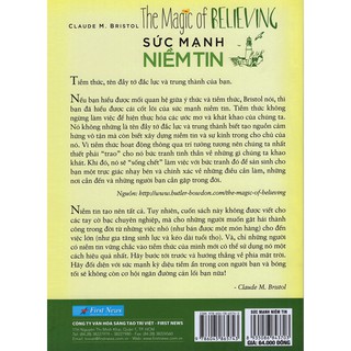 Sách - Sức Mạnh Niềm Tin