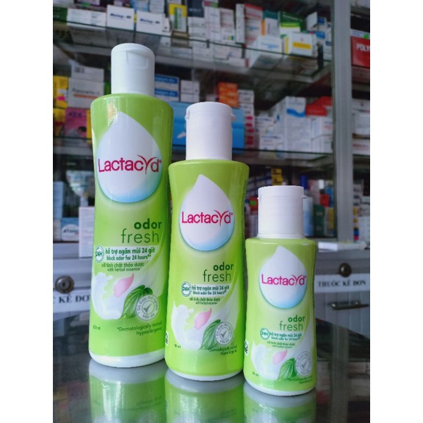 Dung Dịch Vệ Sinh Phụ Nữ Lactacyd odor fresh - Hỗ trợ ngăn mùi suốt 24h