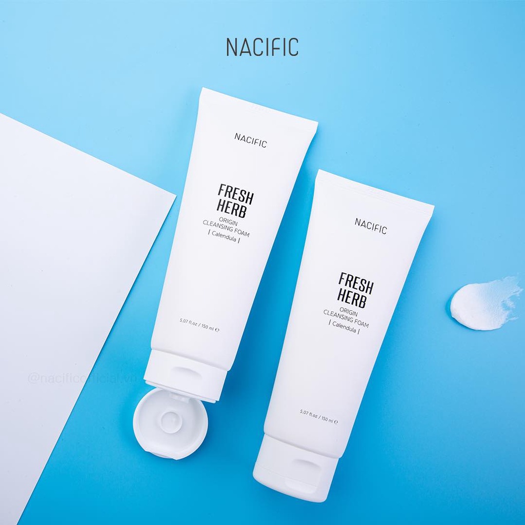 Sữa Rửa Mặt Tạo Bọt NACIFIC Fresh Herb Origin Cleansing Foam Calendula 150ml