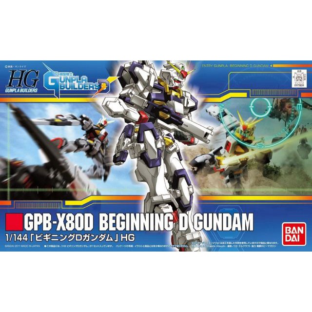 MÔ HÌNH LẮP RÁP HGGB BEGINNING D GUNDAM