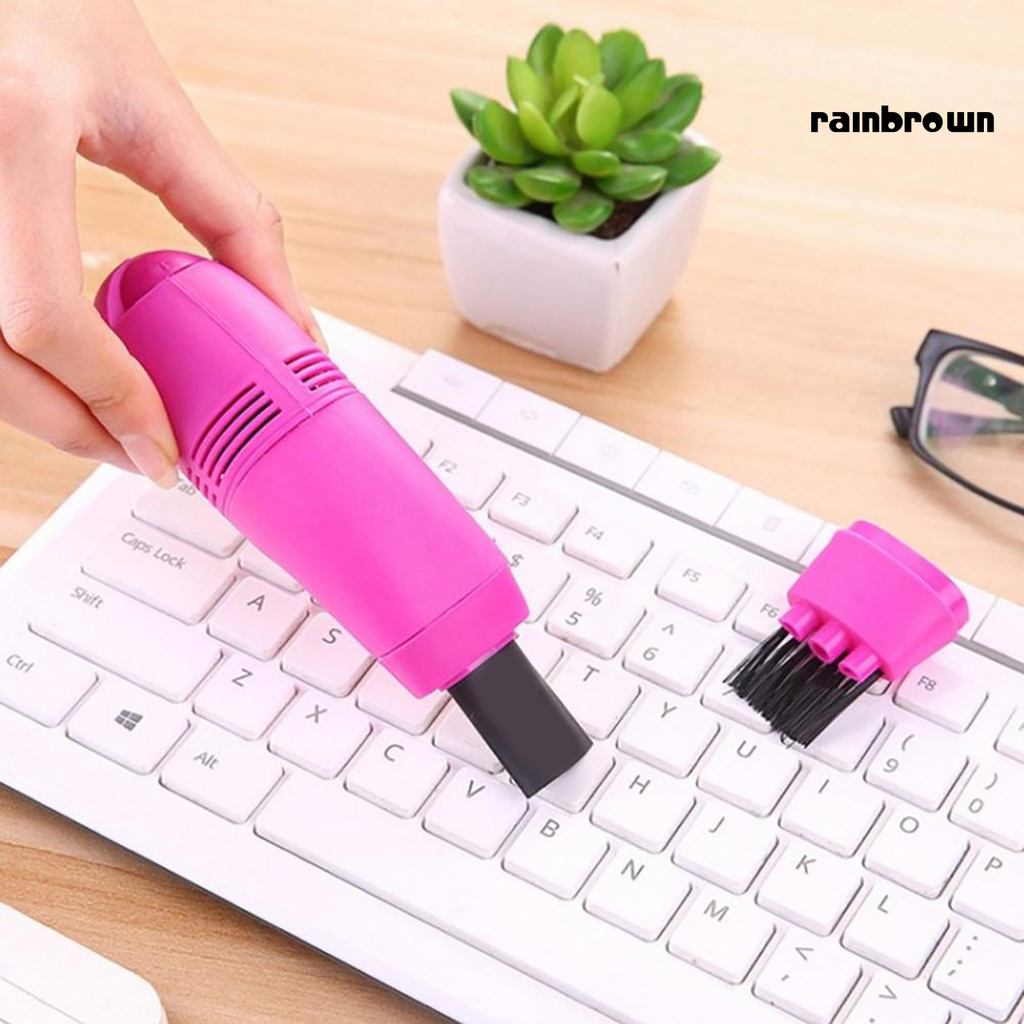 Laptop Brush Practical Convenient 6 Colors USB Keyboard Vacuum Cleaner for Printer /RXDN/