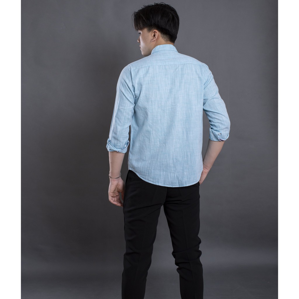 Áo sơ mi nam dài tay vải linen mềm mát LADOS - 797 màu sắc tươi trẻ - Áo sơ mi nam thời trang | BigBuy360 - bigbuy360.vn