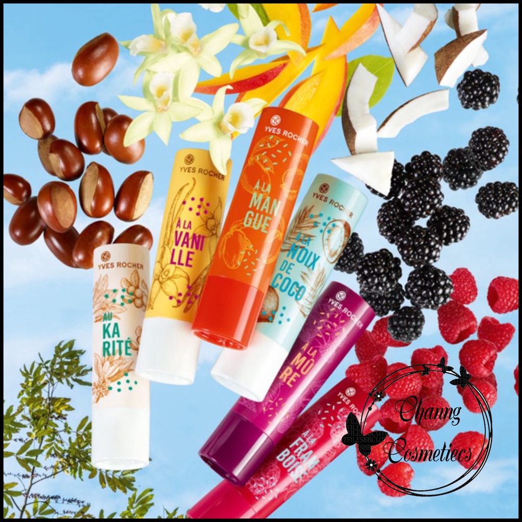 (Mẫu mới-Đủ mùi) Son dưỡng Yves Rocher chuẩn Pháp