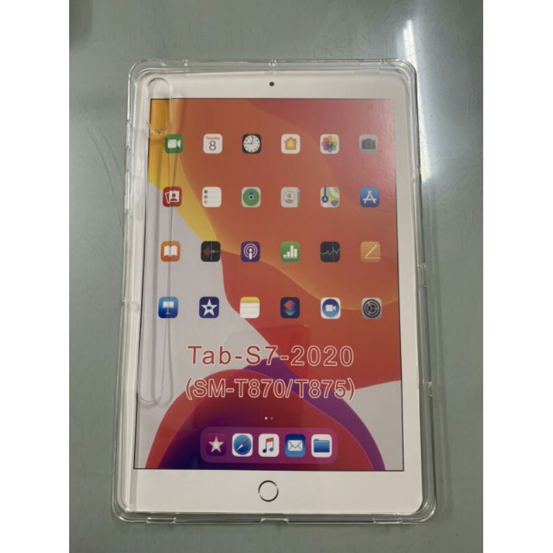Ốp lưng silicon Samsung Tab S7/ T870 trong suốt
