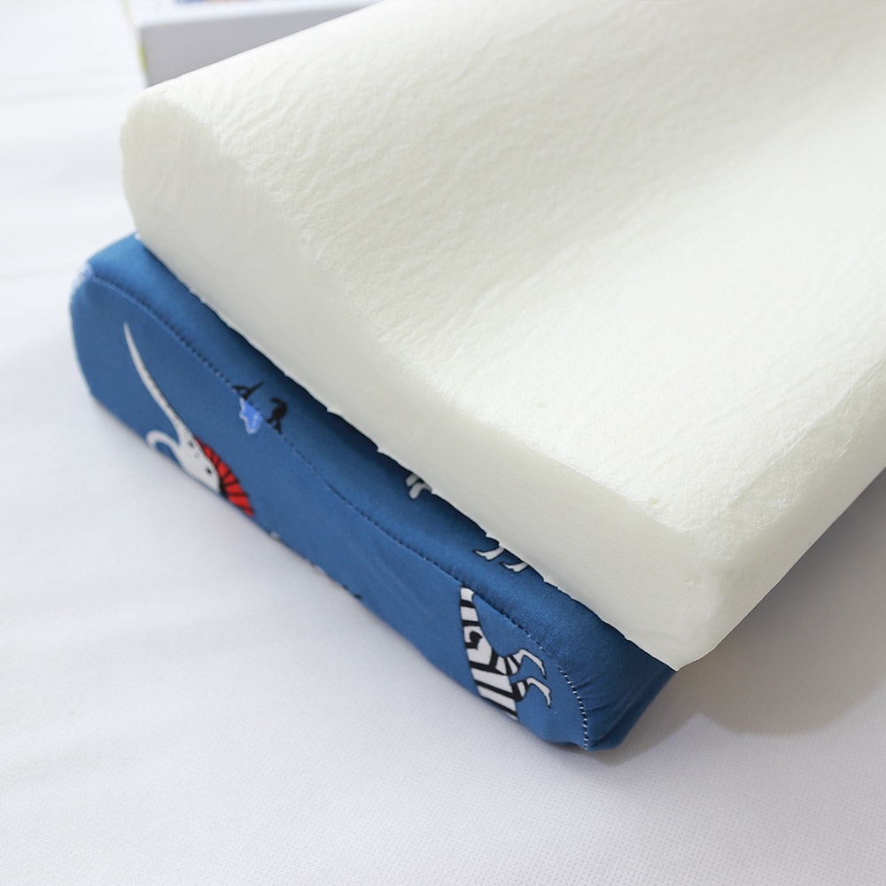 Gối cao su non 3d, Gối cao su cho bé chống bẹp đầu