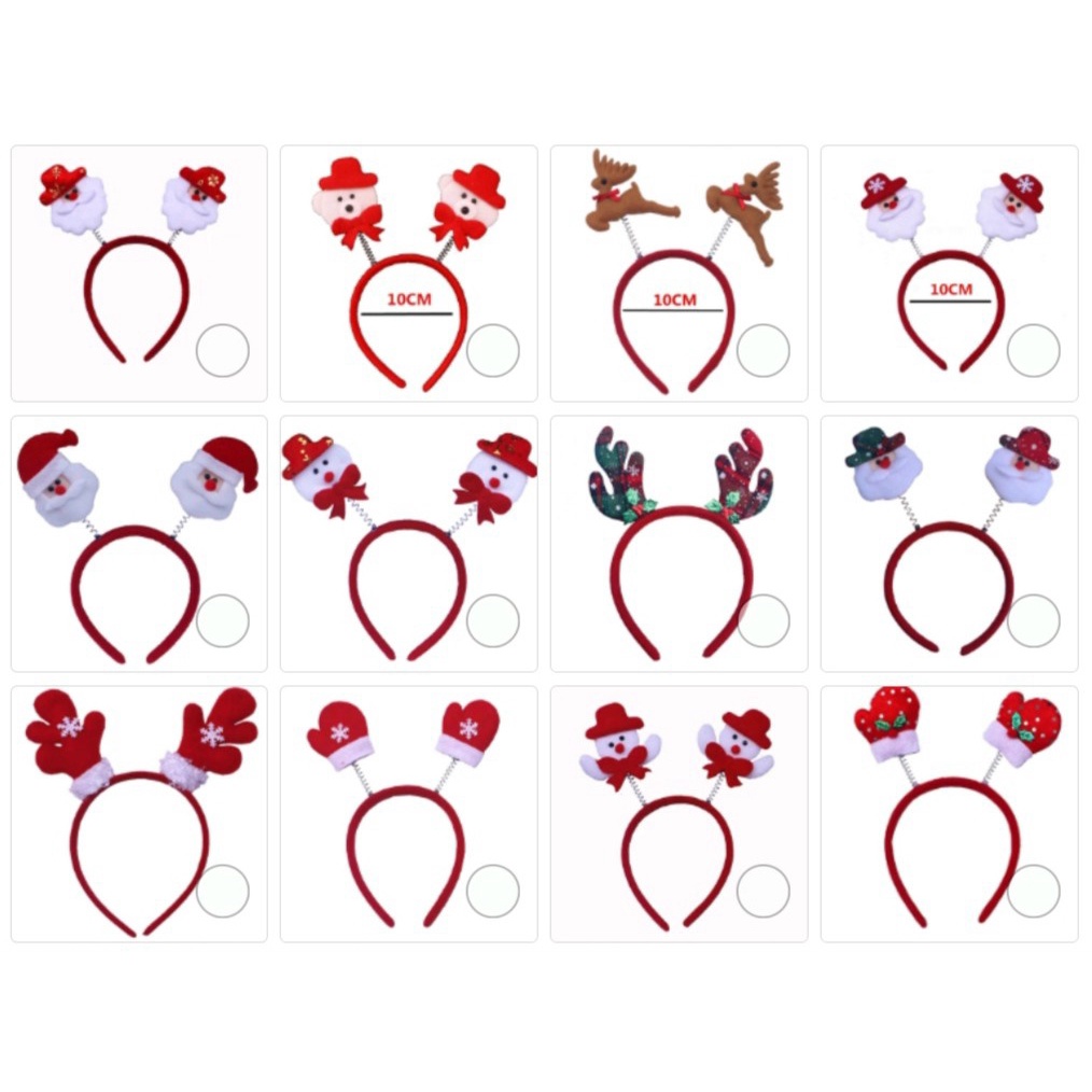 Bờm cài tóc Noel - Bờm Giáng Sinh Loại Đẹp