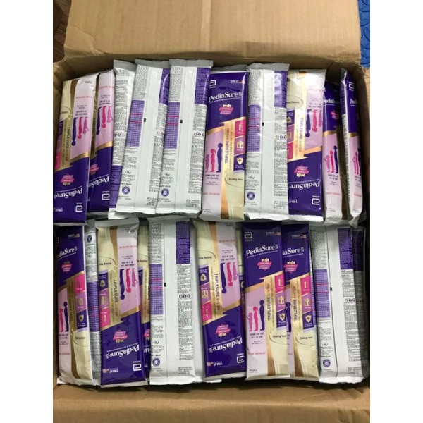 Sữa PediaSure dạng gói 48,6g siêu tiết kiệm và tiện lợi, hương vani