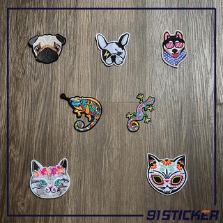 Patch ủi lên quần áo, đồ dùng hình con vật đáng yêu, dễ thương