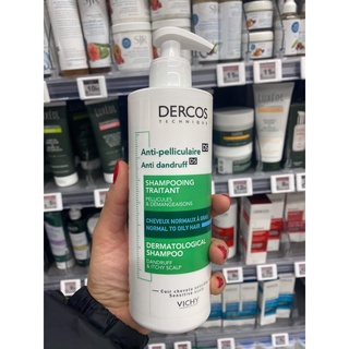 Dầu gội Vichy Dercos xanh cho tóc dầu và gàu 390ml
