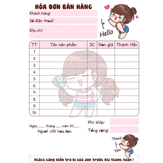 5 CUỐN HÓA ĐƠN 1 LIÊN