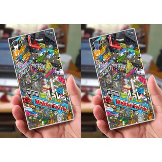 Ốp lưng Sony Xperia Z4 (dẻo viền trắng trong) - Brands