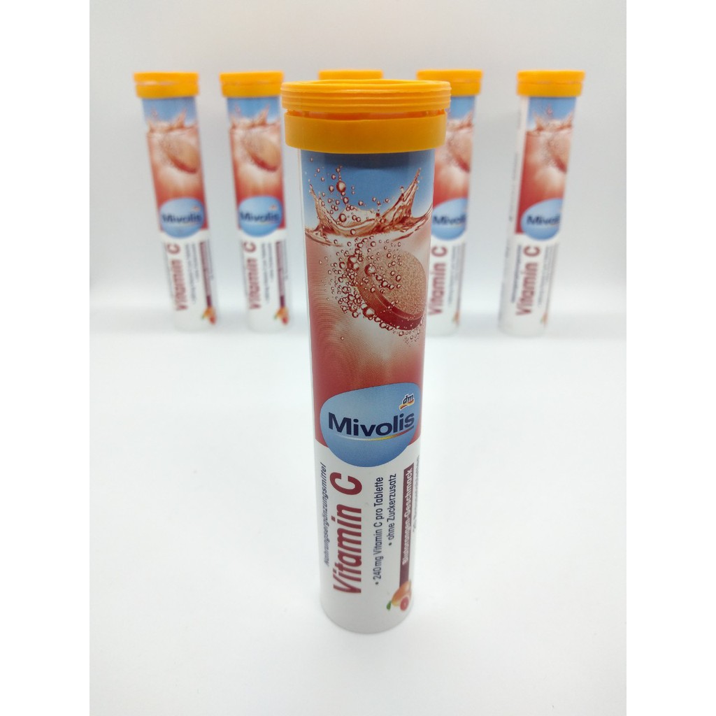 Viên sủi C nhập khẩu Đức, hộp 20 viên