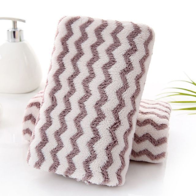 Khăn mặt,khăn rửa mặt lông cừu mịn xuất Hàn 30x50cm  siêu thấm hút nước, giặt nhanh khô, lông siêu mềm
