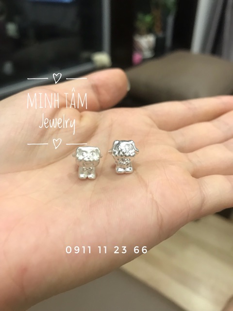 Charm con giáp bạc ta 3D,con giáp bạc ta S999 hàng loại 1 đủ 12 con giáp