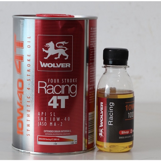 Nhớt Wolver Racing Synthetic 10W40  320009