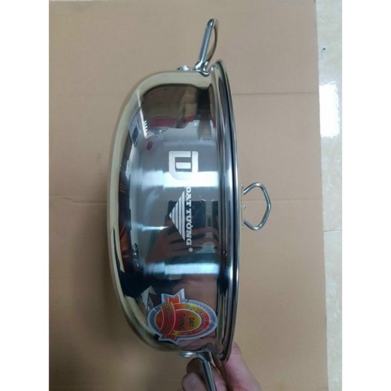 NỒI LẨU BẾP TỪ INOX  ĐẠT TƯỜNG (SIZE 30) DÙNG ĐƯỢC TẤT CẢ CÁC LOẠI BẾP hàng chính hãng