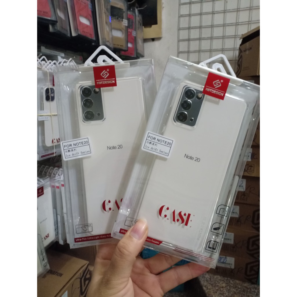 Ốp lưng dẻo KST Desing cho Samsung Note 20/ Note 20 Ultra bảo vệ camera trong suốt