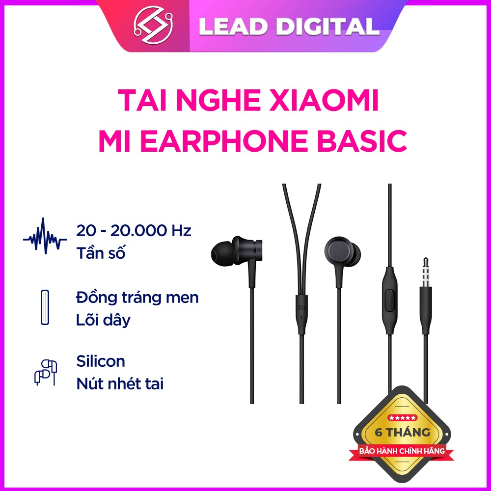 Tai nghe Xiaomi Mi Earphone Basic (Bản Quốc tế) - Bảo hành 6 tháng