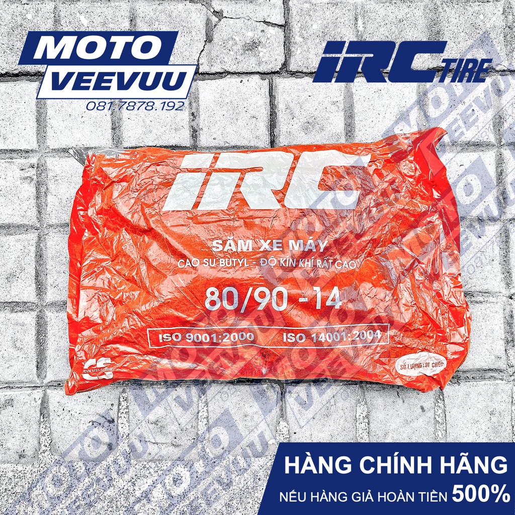 Săm ruột xe máy IRC Inoue 80/90-14 BUTYL