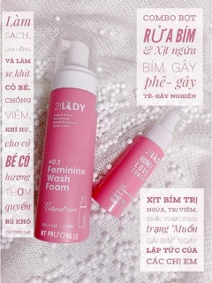 XỊT HỒNG BÍM 2LADY combo xịt rửa