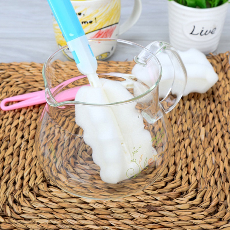 Cọ vệ sinh bình nước cán dài có thể tháo rời không độc hại