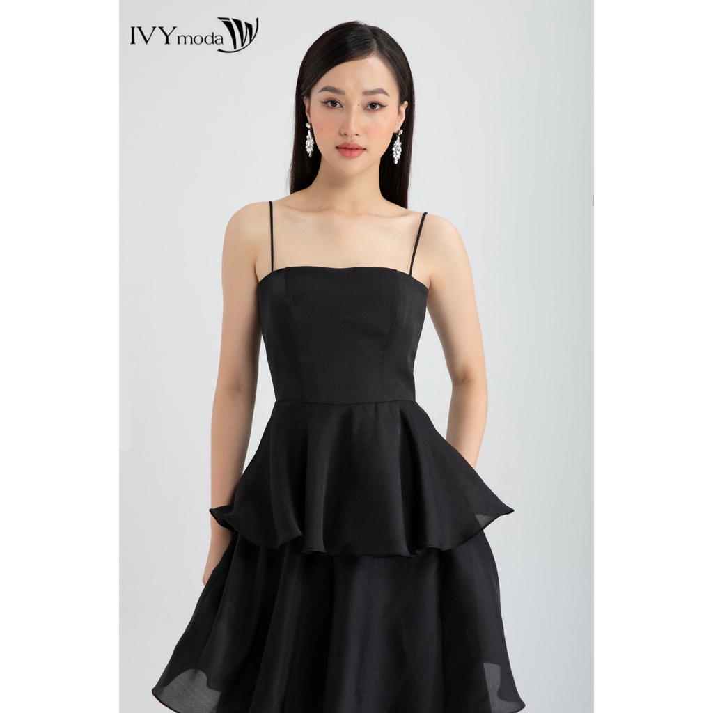 Đầm xòe tùng xếp tầng IVY moda MS 45S2555