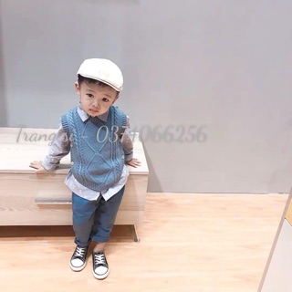 Set bộ bé trai kèm áo gile