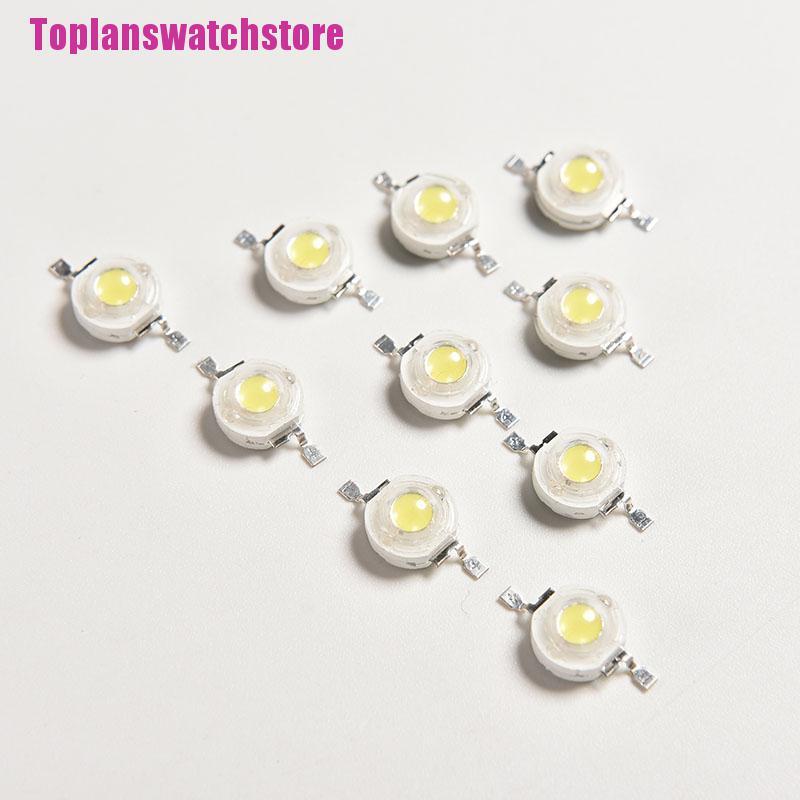[Toplans] 10 Cái Đèn LED SMD Trắng Tinh Khiết 1W