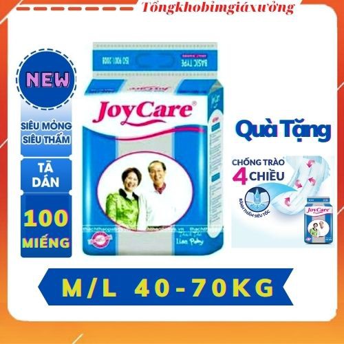 [COMBO 100M+KM] Tã Bỉm Người Già Joycare thạch thảo size M/L