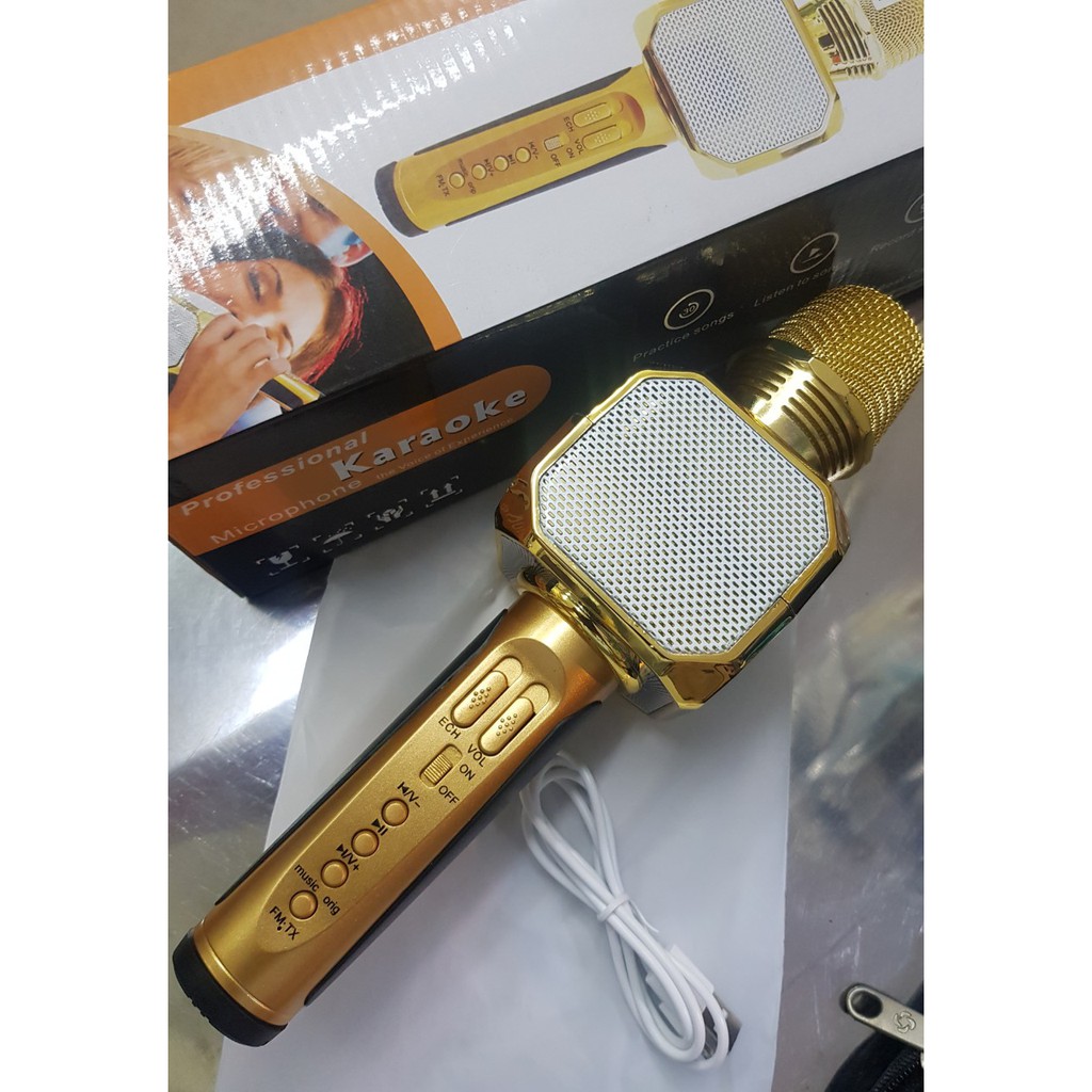 Micro Karaoke không dây Magic SD-10 - kèm loa bluetooth cho điện thoại, máy tính bảng