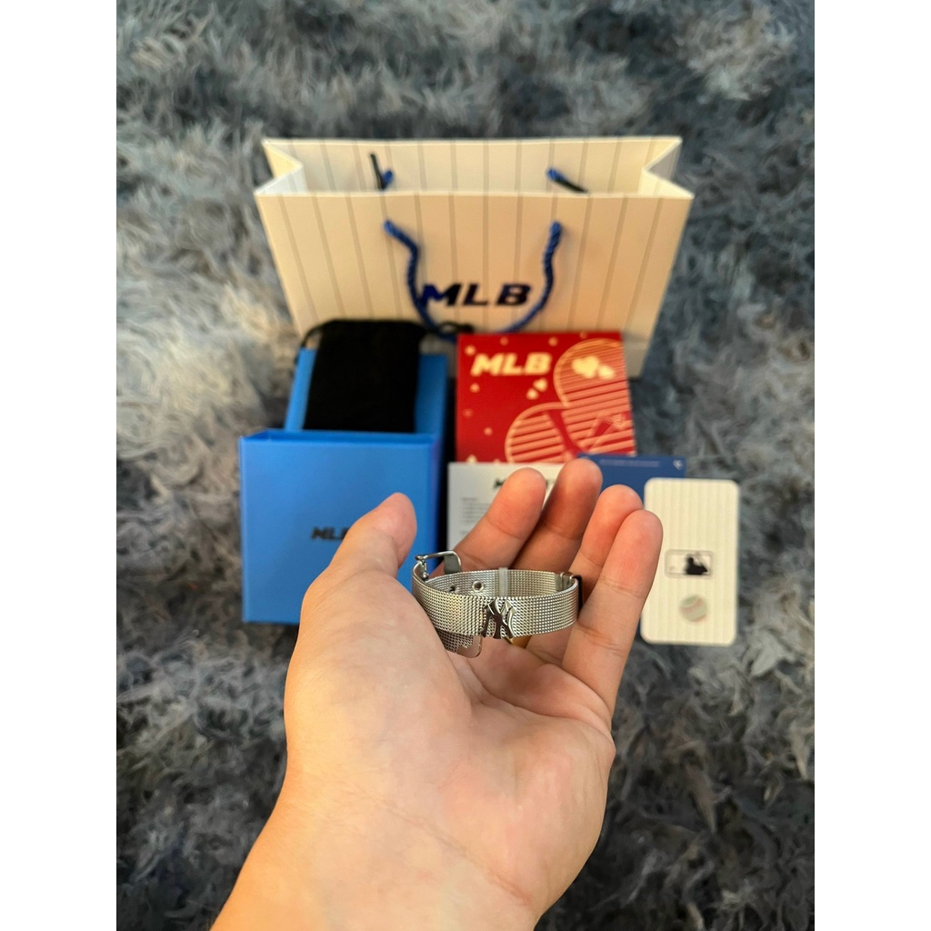 Vòng Tay MLB Chất Liệu Titan Không Gỉ Sét Full Combo Box Để Làm Quà Tặng