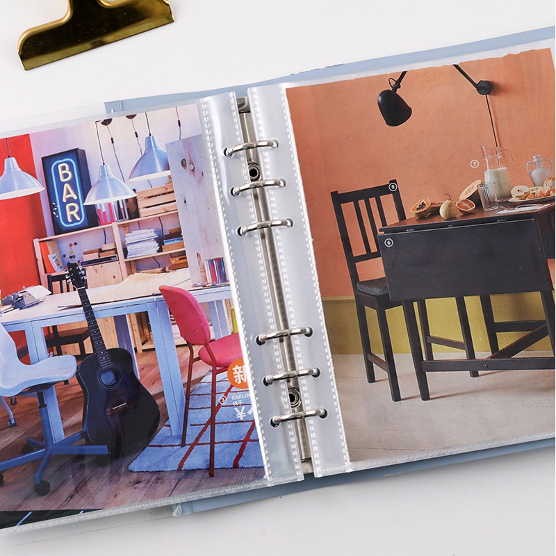 Album Ảnh Chất Liệu Da Sức Chứa Lớn 6 Lỗ 3 inch 5 inch 7 inch