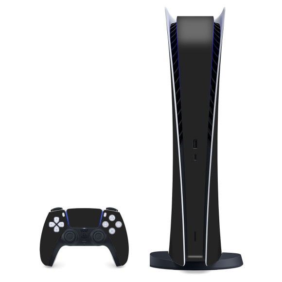 skin PS5 đen nhám cho máy bản đĩa và digital