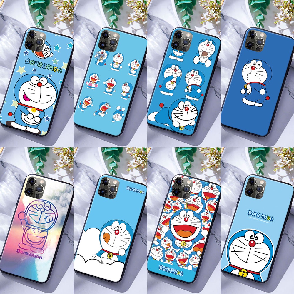 Ốp điện thoại silicon mềm họa tiết Doraemon đáng yêu cho Samsung Galaxy A01 Core A02 A02S A12