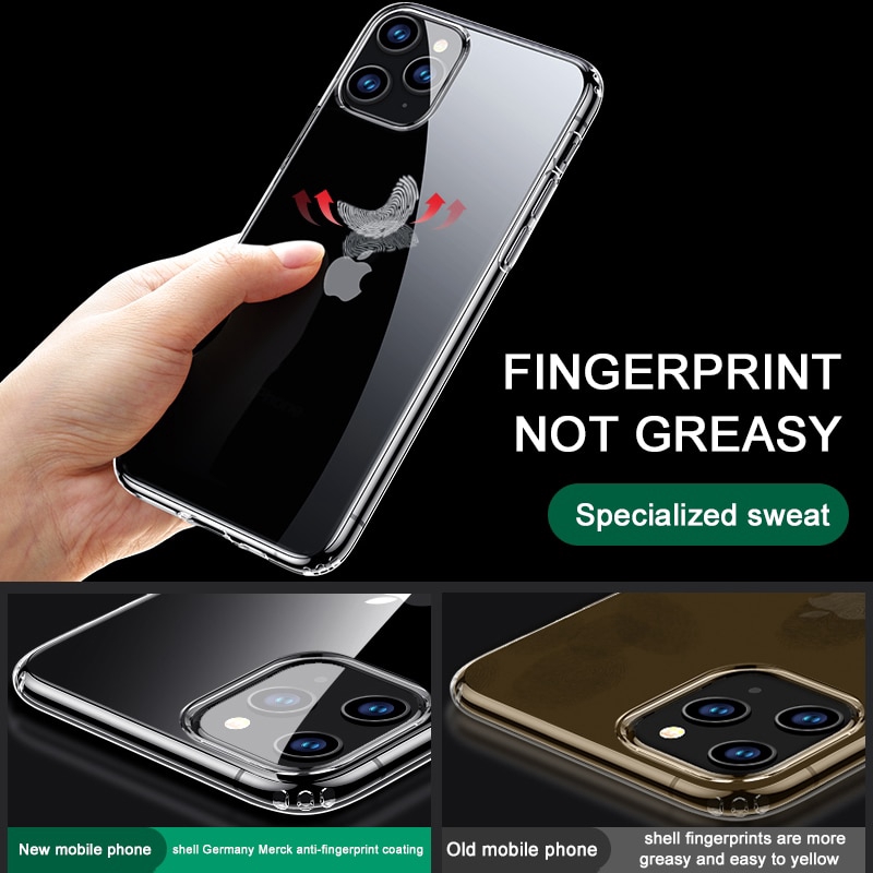 Ốp Điện Thoại Mềm Trong Suốt Chống Sốc Cho iPhone 12 13 Pro Max 11 Pro Max 6 6S 7 8 Plus SE 2020 X XS Max XR