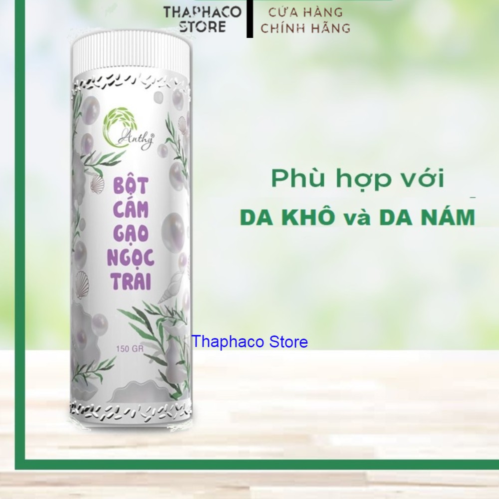 Bột Cám Gạo Ngọc Trai Anthy Organic Hộp 150gr