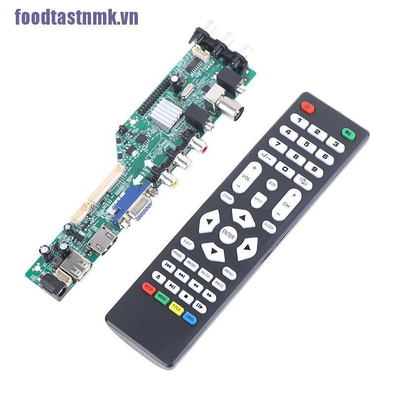 【ftnmk】New 3663 Digital TV Signal DVB-T2/T/C Universal LCD TV Controller Driver Board