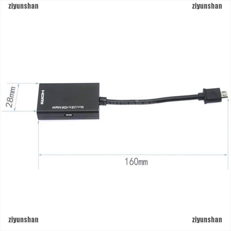Cáp Chuyển Đổi Micro Usb Sang Hdmi Cho Điện Thoại Thông Minh Hd Tv | BigBuy360 - bigbuy360.vn