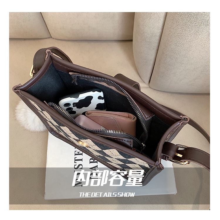 Túi nữ họa tiết ô vuông- MA330