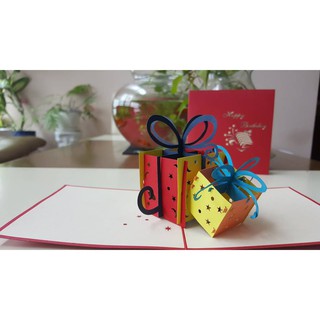 Thiệp 3D  - Thiệp 10cm x 10cm - VIMOA