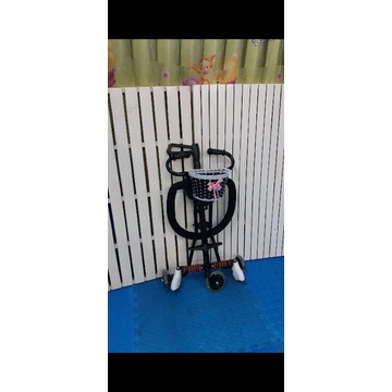 Xe đẩy gấp gọn 2 Chiều  3 bánh