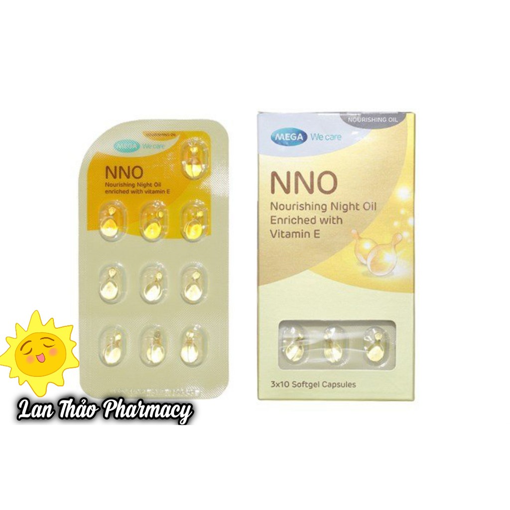 DẦU DƯỠNG DA BAN ĐÊM NNO NOURISHING NIGHT OIL 30 VIÊN