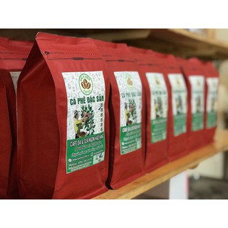 TÚI ZIP ĐÁY ĐỨNG 8 CẠNH ĐỰNG CAFE (MÀU ĐỎ - ĐEN - TRẮNG)