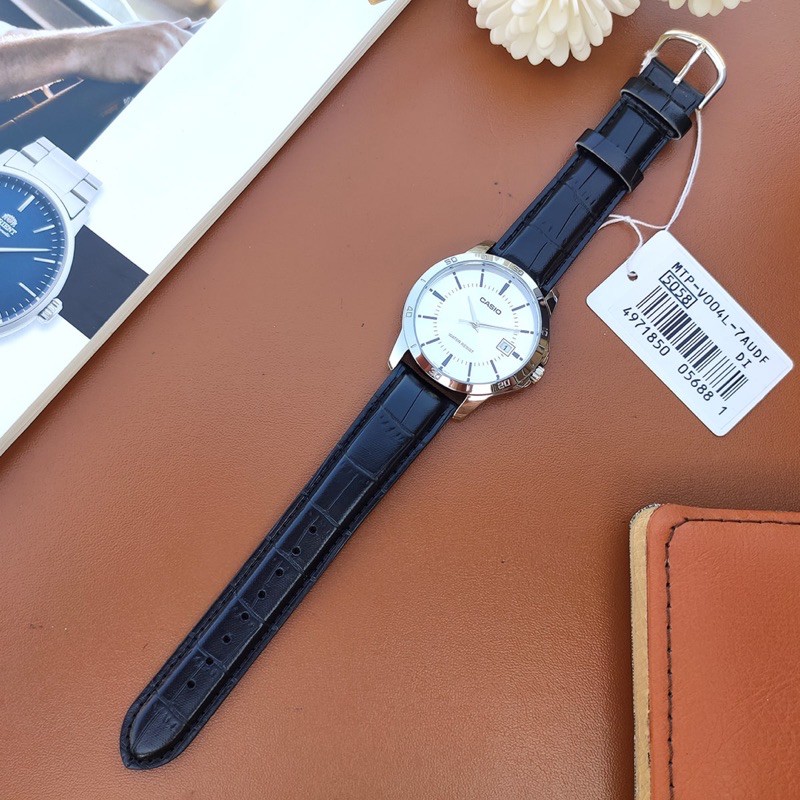 Đồng hồ nam dây da Casio MTP-V004L-7AUDF chính hãng | Shopee Việt Nam